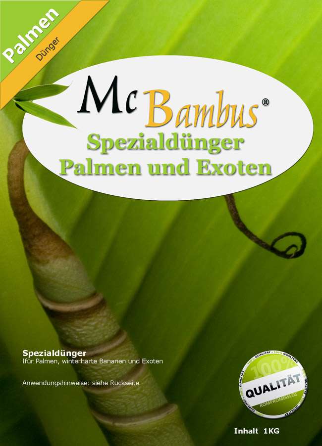 Bambus-Marburg: Mc-Bambus Speziald�nger mit Langzeitwirkung f�r Palmen - Ort: Marburg