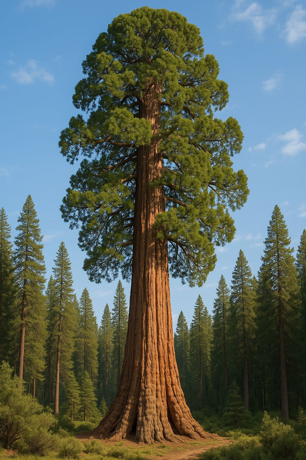 Bambus-Marburg: Berg-Mammutbaum Sequoiadendron giganteum - Ort: Marburg